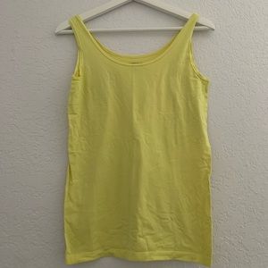New York and Company Yellow Tank
